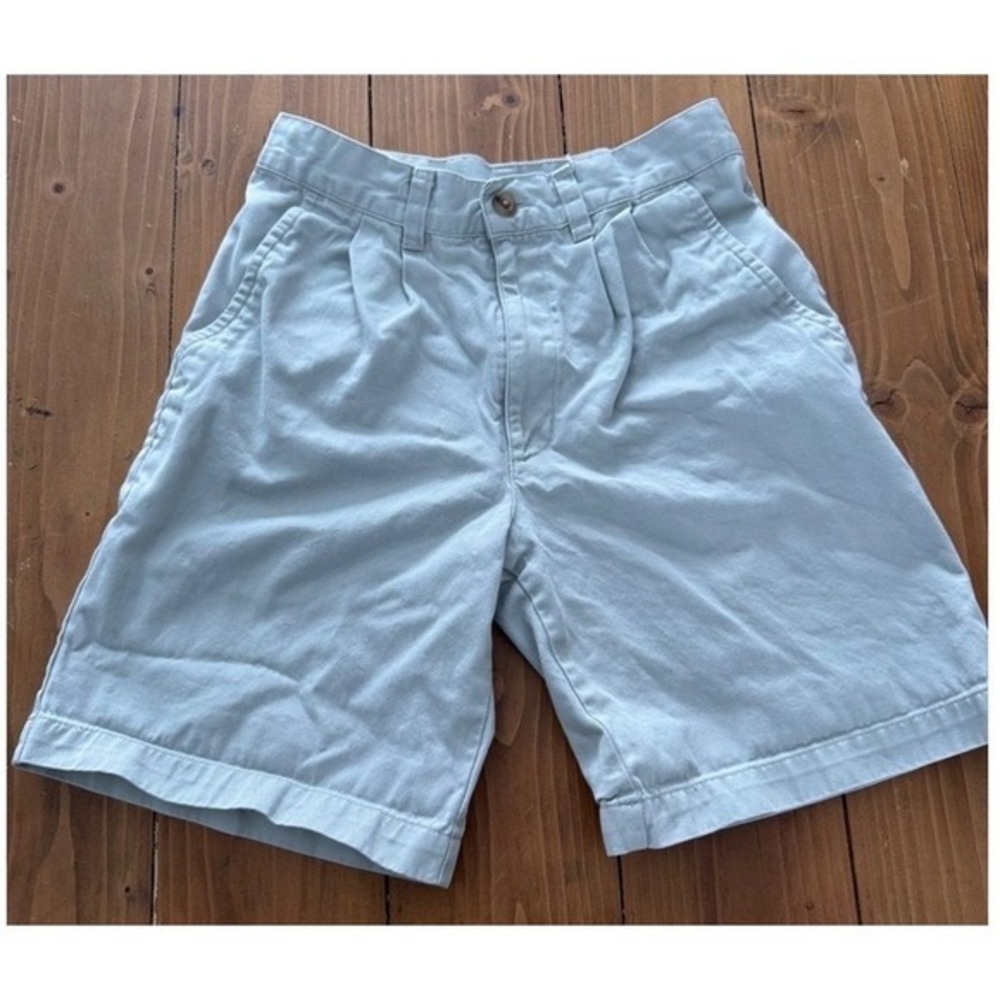 TKS Basics Kids‎ Khaki Pleated Chino Shorts Size 10 Cotton Casual School Uniform